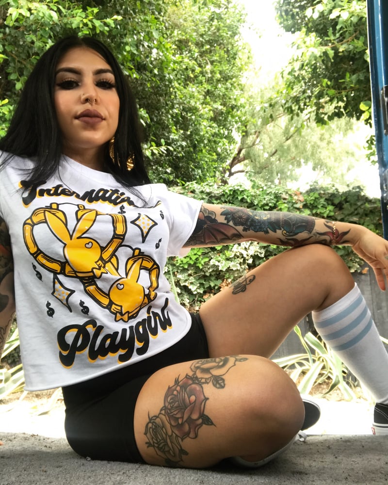 Image of INTERNATIONAL PLAYGIRL TEE