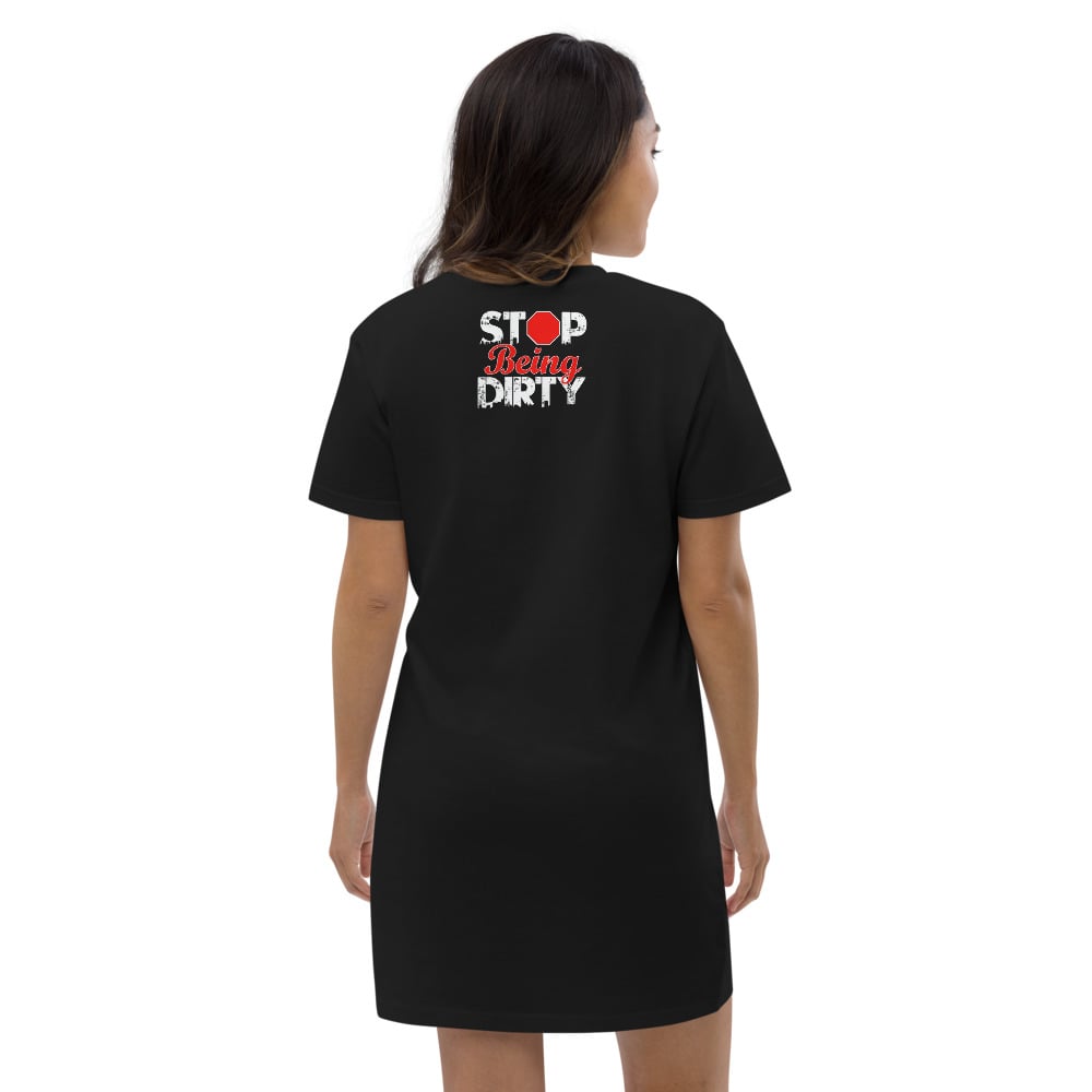 Organic cotton t-shirt dress | Stop Being Dirty