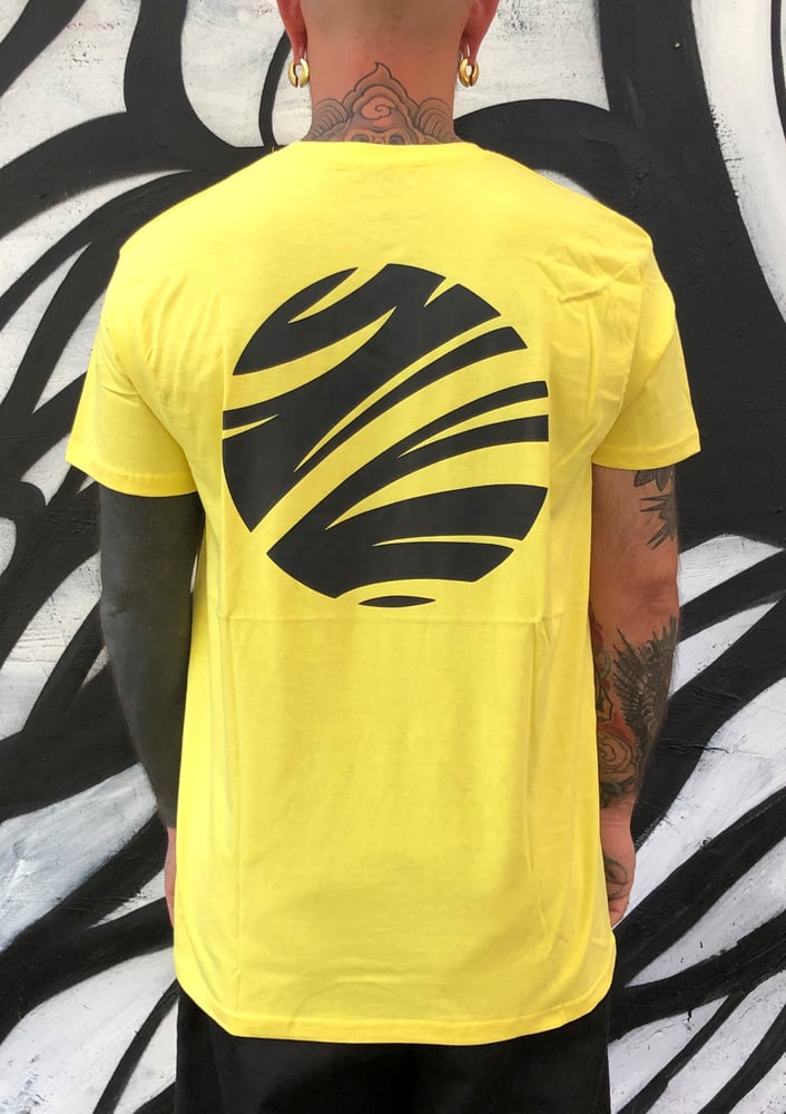 Image of Tribal logo Yellow t-shirt by Jota