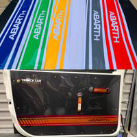 Image 1 of ABARTH Door Card Stickers