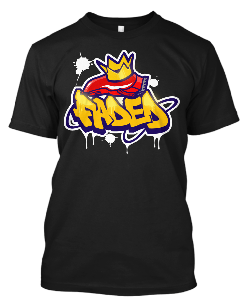Image of Official "Faded King 2" T-Shirt by ClipperGrinder Blade Sharpening