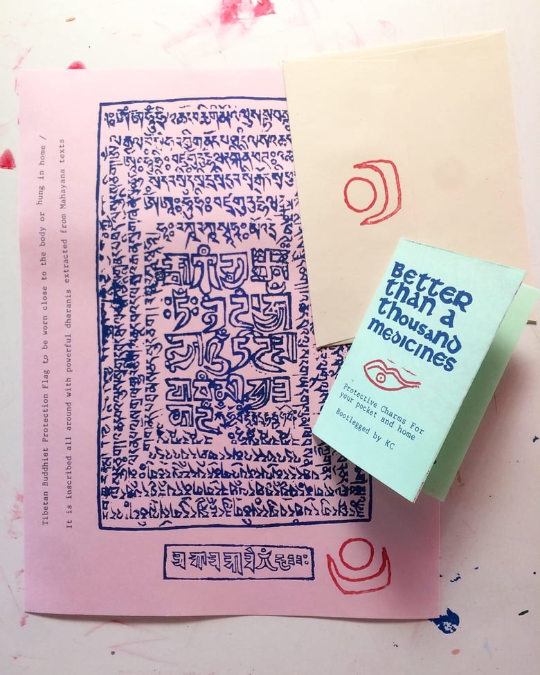 Image of Tibetan Protective Zine and Protective Blessing
