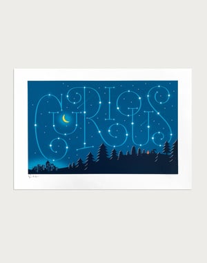 Image of Curious Signed Print