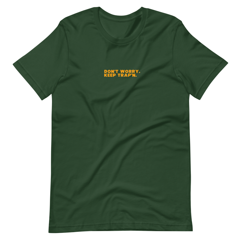 Image of DON'T WORRY KEEP TRAPN TEE (ORANGE)