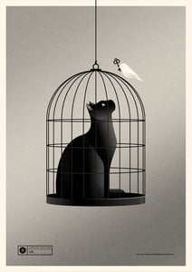Image of Cat Cage Silver Version