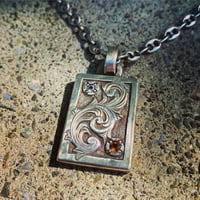 Scroll pendant #4