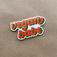 Vegan Babe Sticker