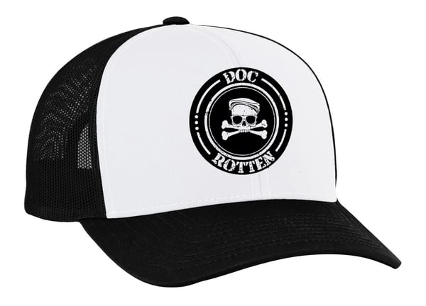 Image of Doc Rotten Trucker Hat - White 