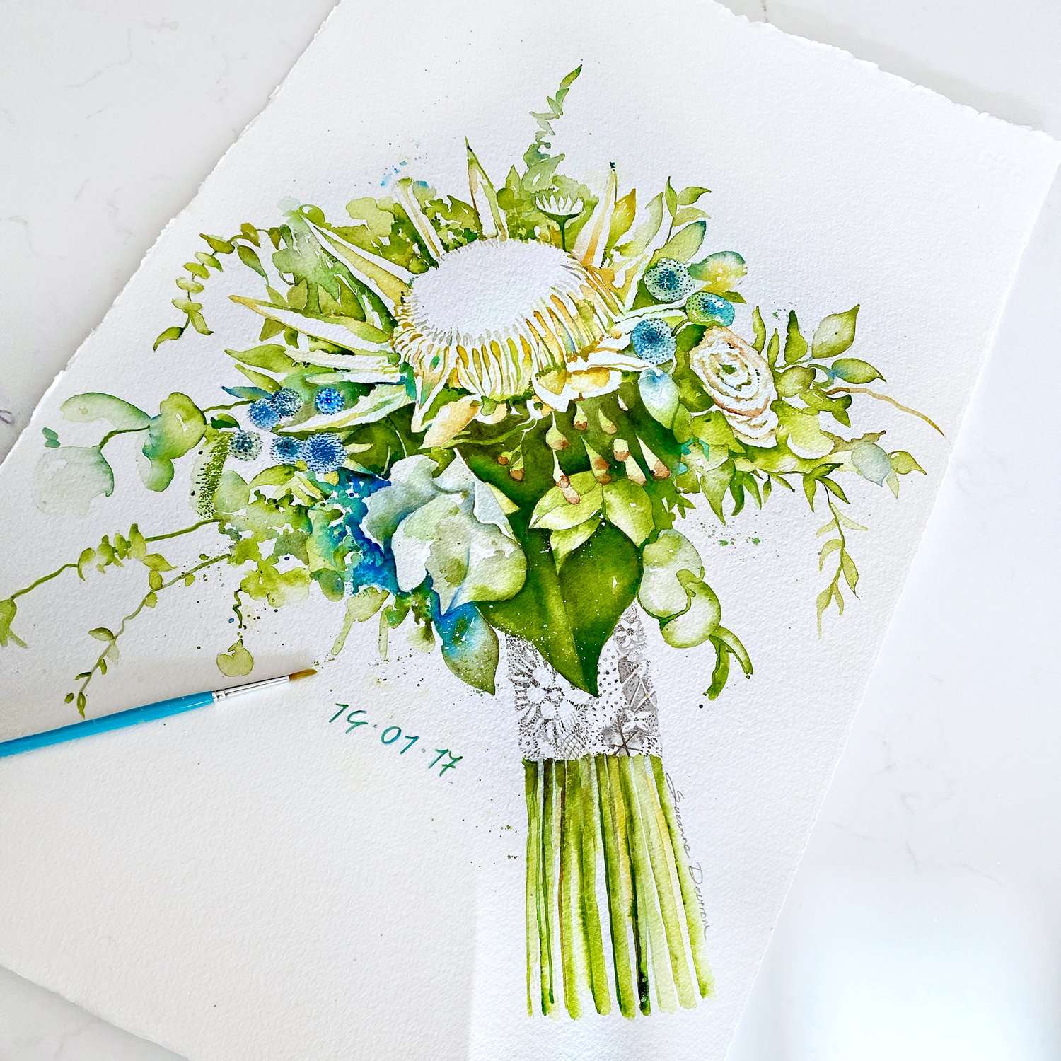 Image of Original Custom Bridal Bouquet 