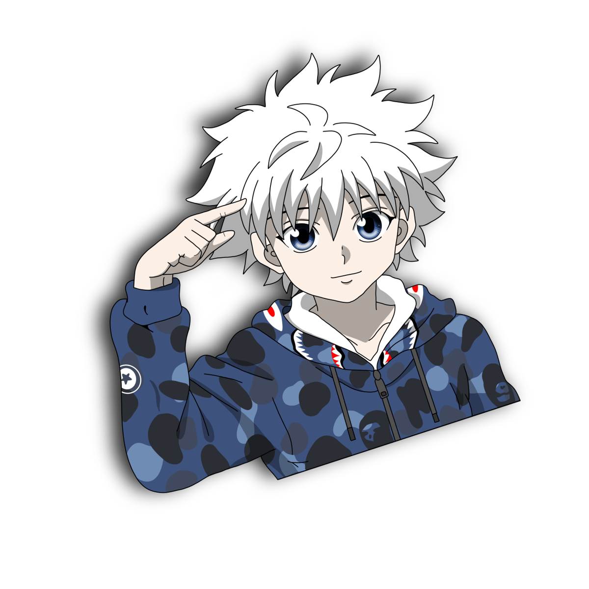 Killua Bape Hoodie | Tsunomi