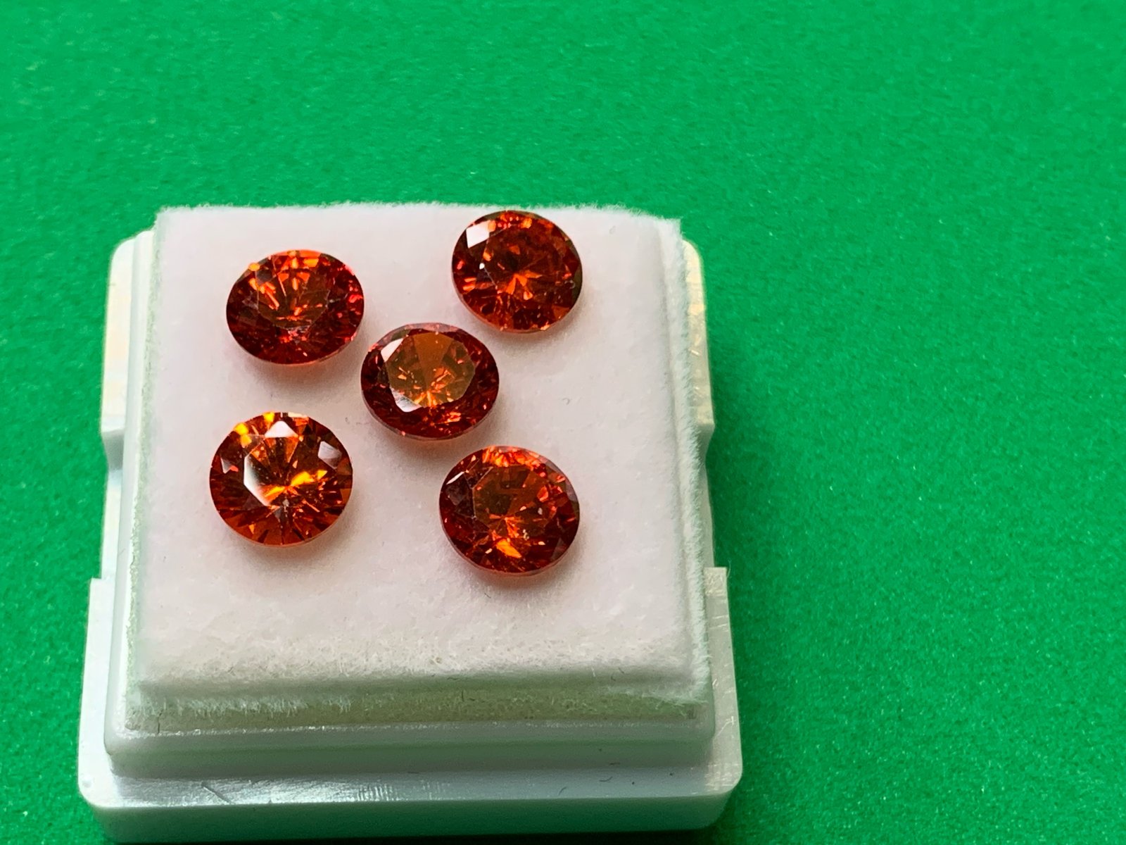Fire Orange CZ 6mm | Busted Knuckles Prospecting