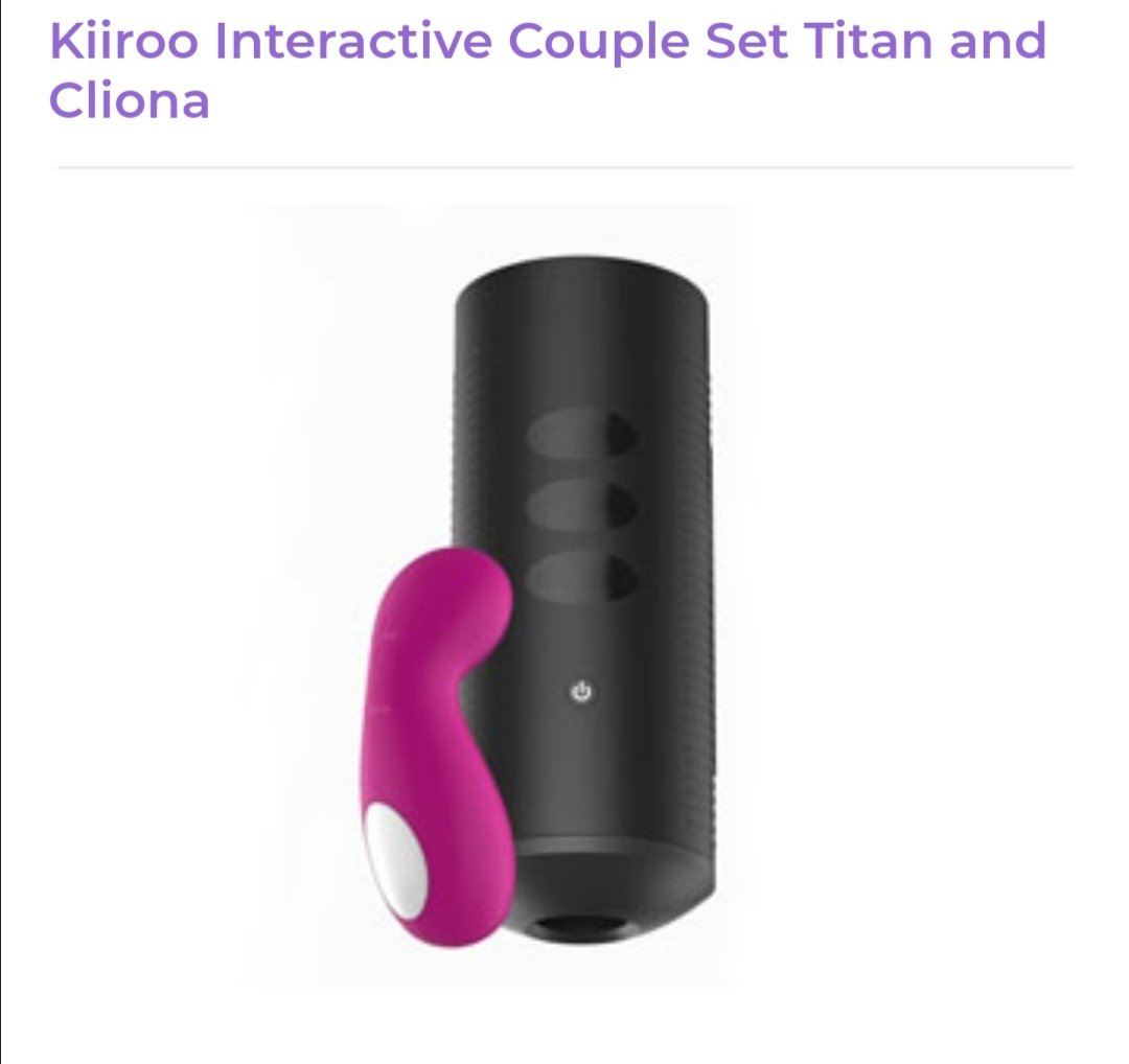 Image of Kiiroo Interactive Couple Set Titan and Cliona