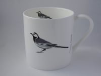 Image 1 of Pied Wagtail English fine bone china Mug