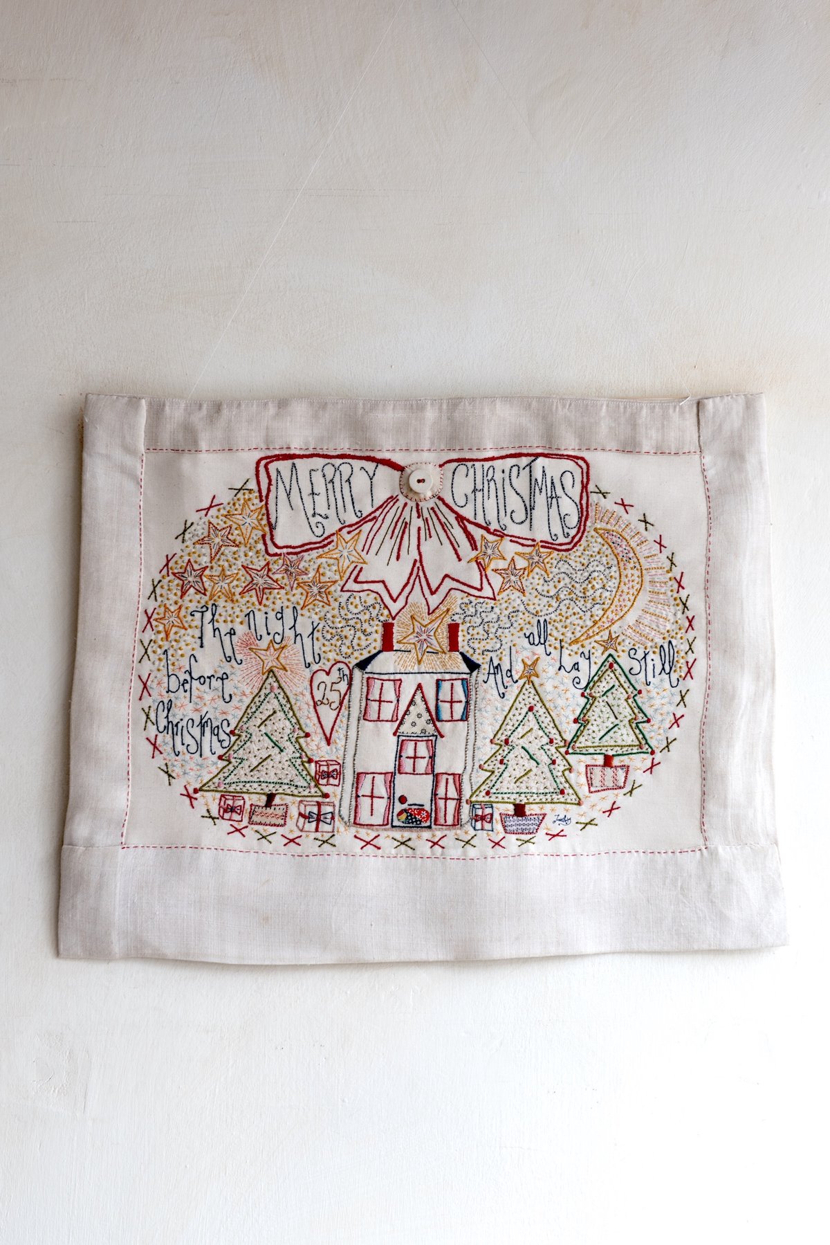 Image of The Night Before Christmas Embroidery Template