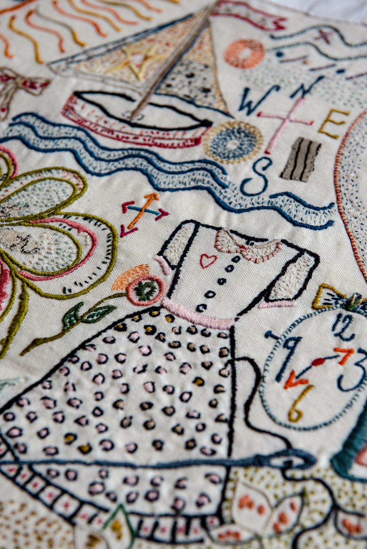 Image of The Garden Embroidery Template