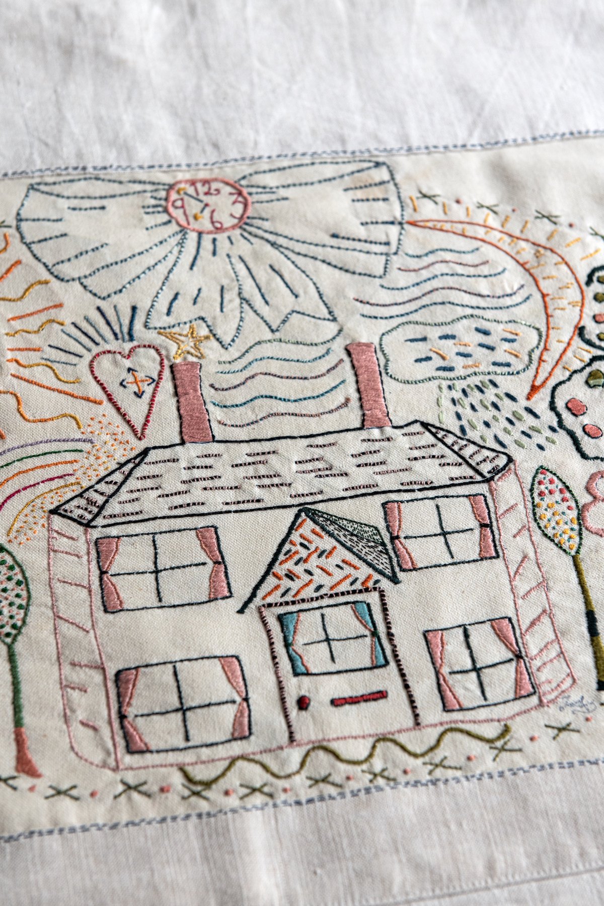 Image of Home Embroidery Template