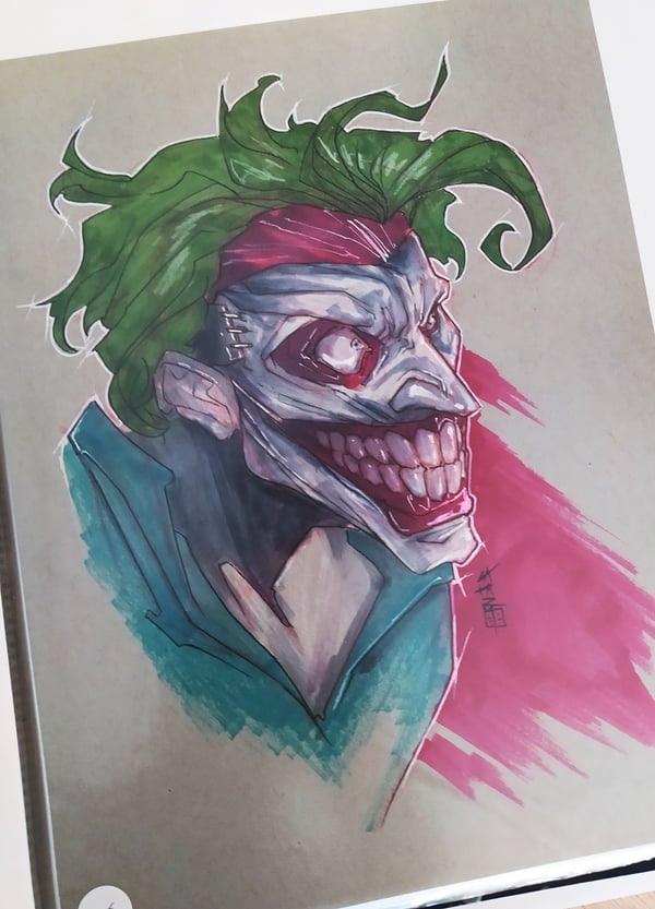 Image of Joker - Bust - Tribute art