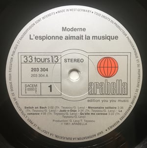 Image of MODERNE - L'Espionne Aimait La Musique (Arabella 203 204)
