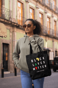 Image 1 of Black Lives Matter Canvas Tote Bag