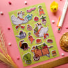 Little Farmer Puffy Stickers