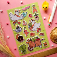 Image 1 of Little Farmer Puffy Stickers