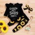 3-piece Letter Pattern Bodysuit & Pants & Headband  Image 2