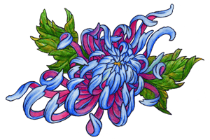 Tatouages Ephémères Chrysanthèmes