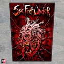 Six Feet Under "Heart" Printed Backpatch