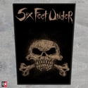 Six Feet Under "Skull" Printed Backpatch