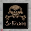 Six Feet Under "Skull" Printed Patch