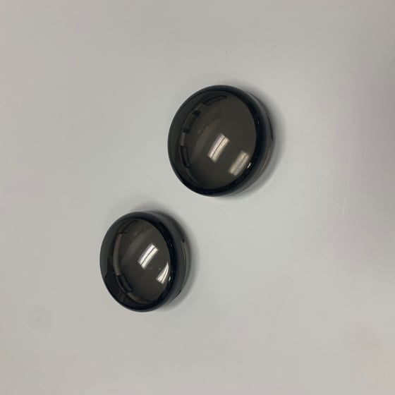 Image of Smoke Turn Signal Lens Covers (for HD bullet style housing)