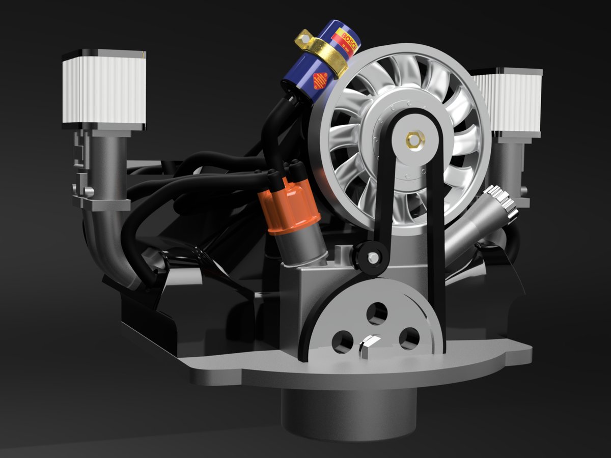 Porsche Style Engine | PNW Diecast Customs