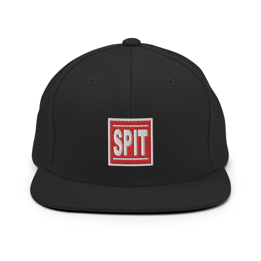 Image of Spit Box Logo Snapback (Black)