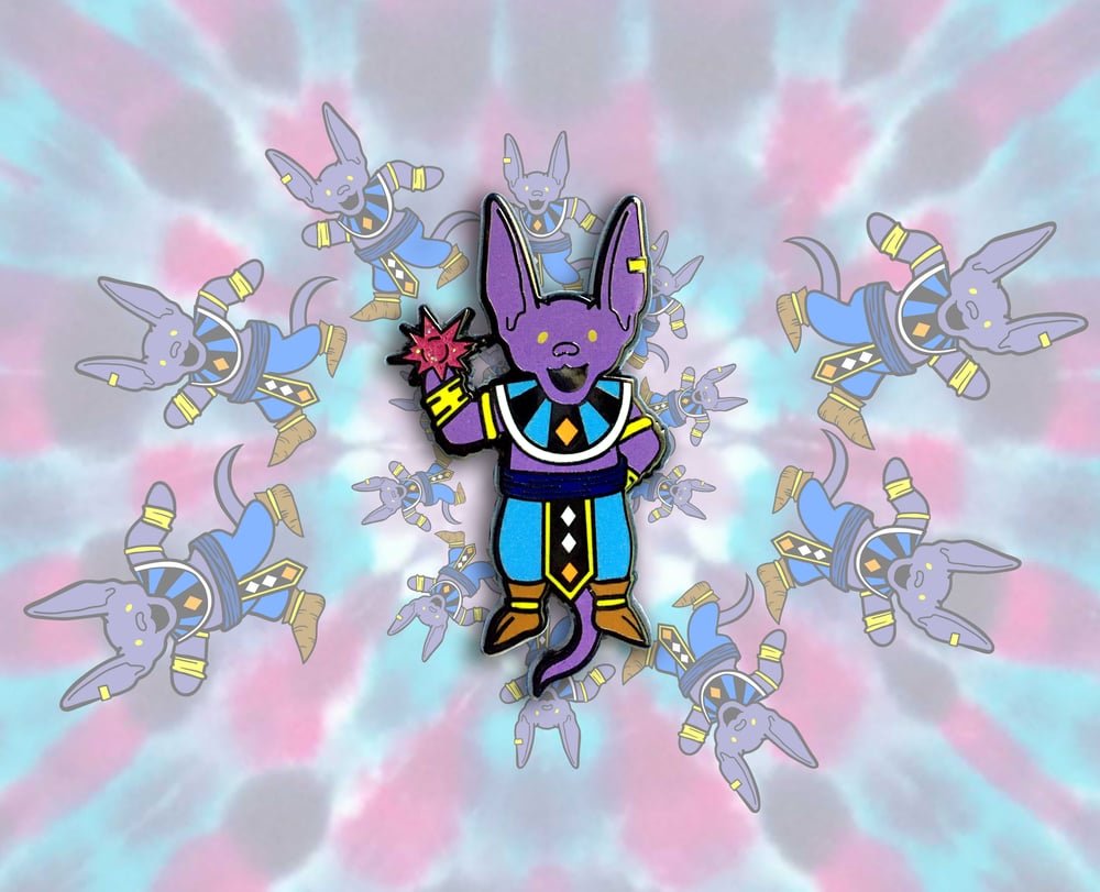 Image of Grateful Beerus pin