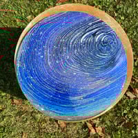 Image 1 of “Sapphire Tension” Fluid Painting