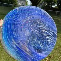 Image 2 of “Sapphire Tension” Fluid Painting