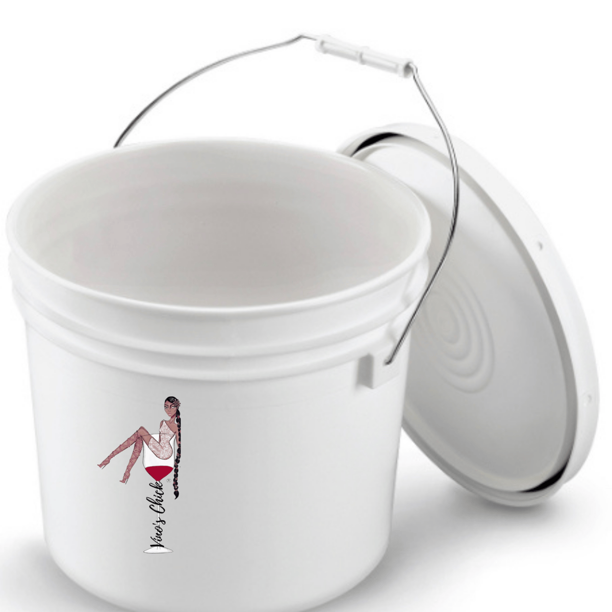 2 Pack 2 Gallon Primary Fermentation Buckets and Lid Winemaking