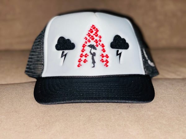 Image of Forecass Love Trucker Hat (Black)