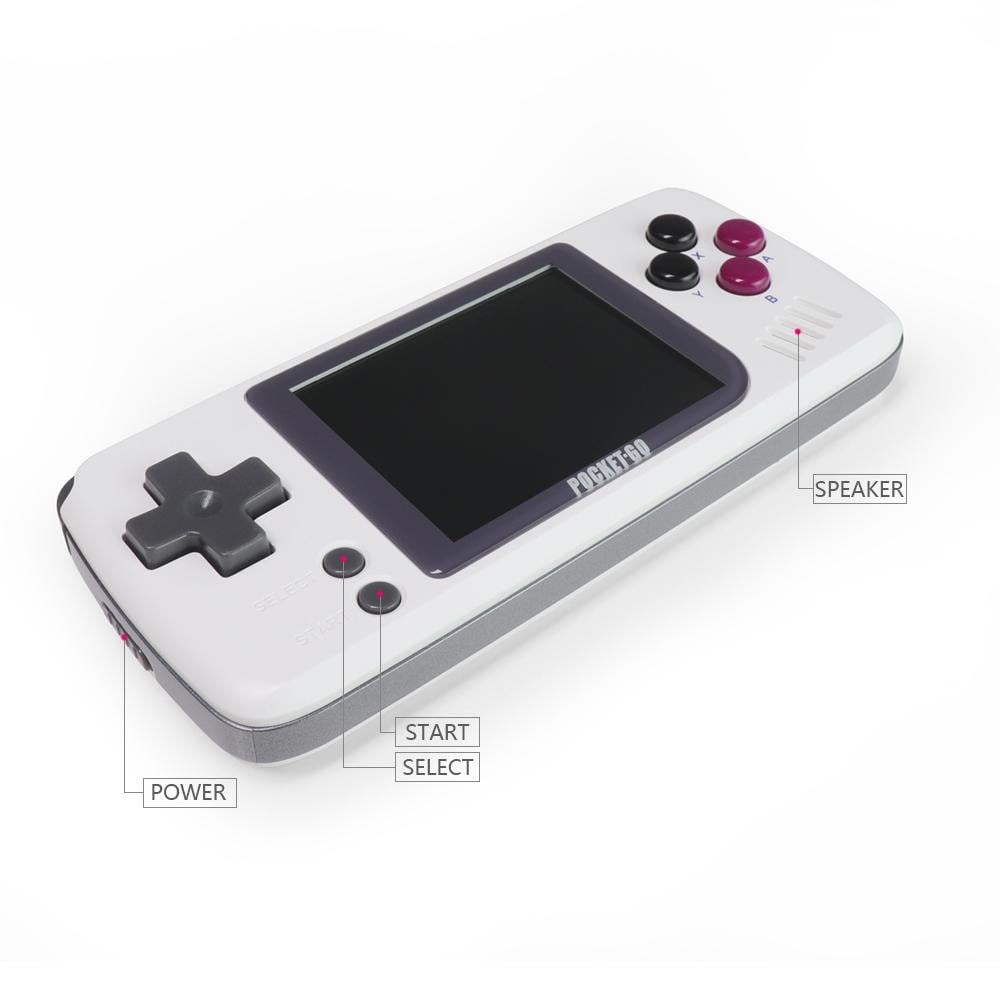 PocketGo Handheld Console (2.4" Screen) 64GB Ready to Play Fully Loaded