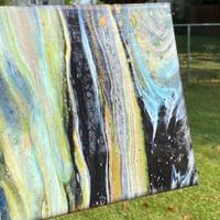 Image 4 of “Iridescent Atmospheres” Fluid Painting