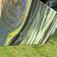 Image 5 of “Iridescent Atmospheres” Fluid Painting