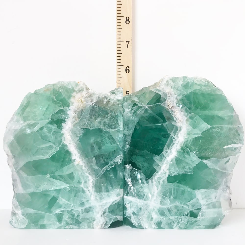 Image of Fluorite Bookends No.25 