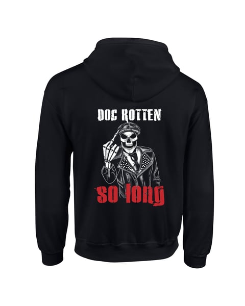 Image of ***PREORDER*** Doc Rotten So Long  Zip-Up Hoodie 