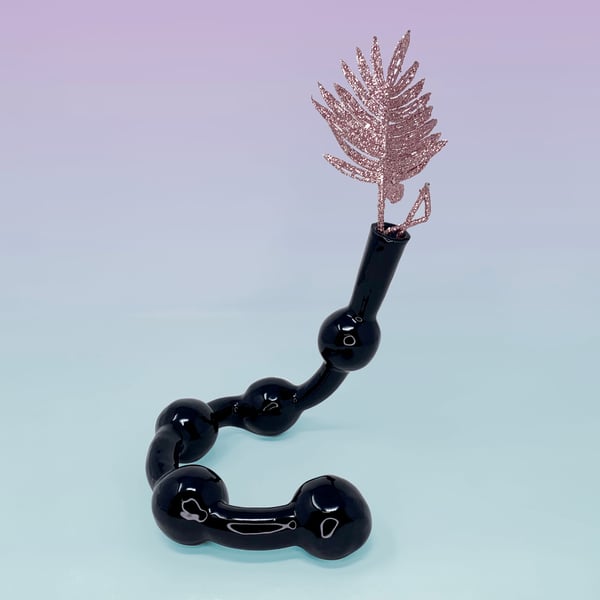 Image of Anal Bead Stem Vase