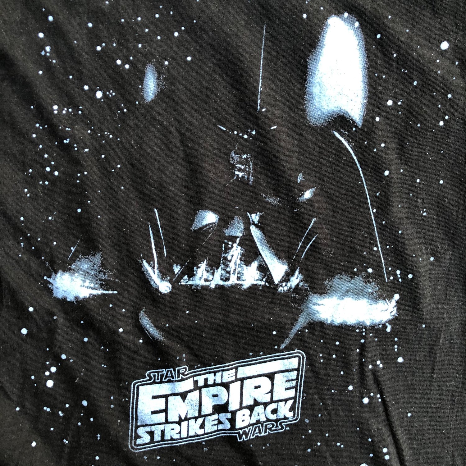 Image of Classic Empire Strikes Back Movie Poster Graphic Tee (Vader Graphic)