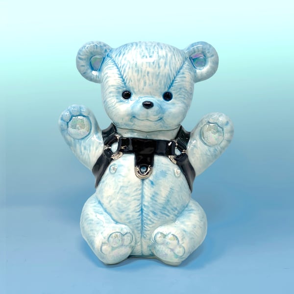 Image of Leather Bear Jar