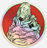 Madonna and Child sticker