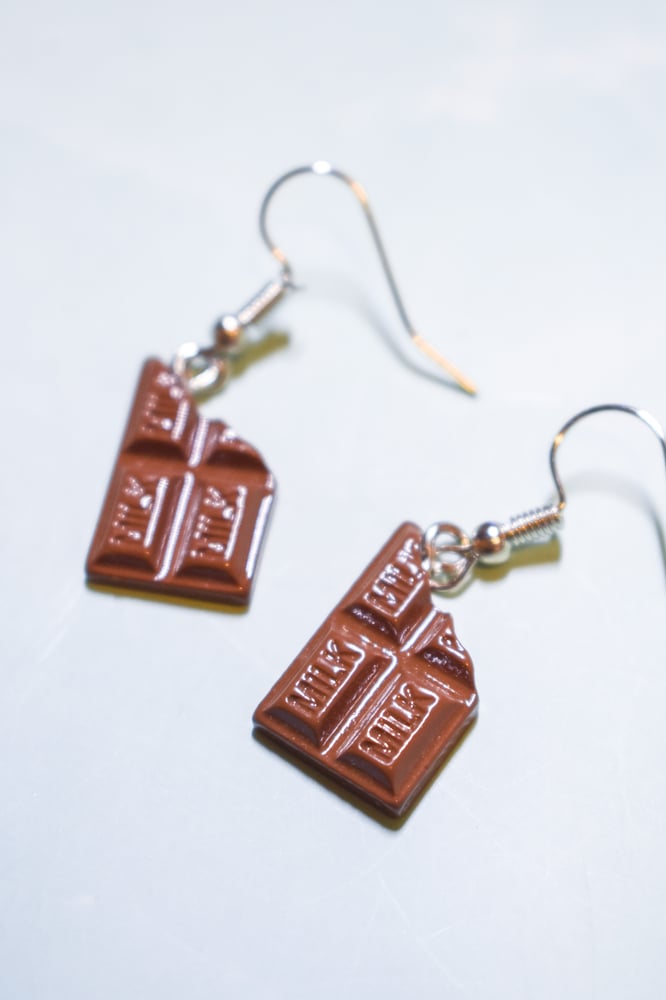 Image of Chocolate Hook Earrings