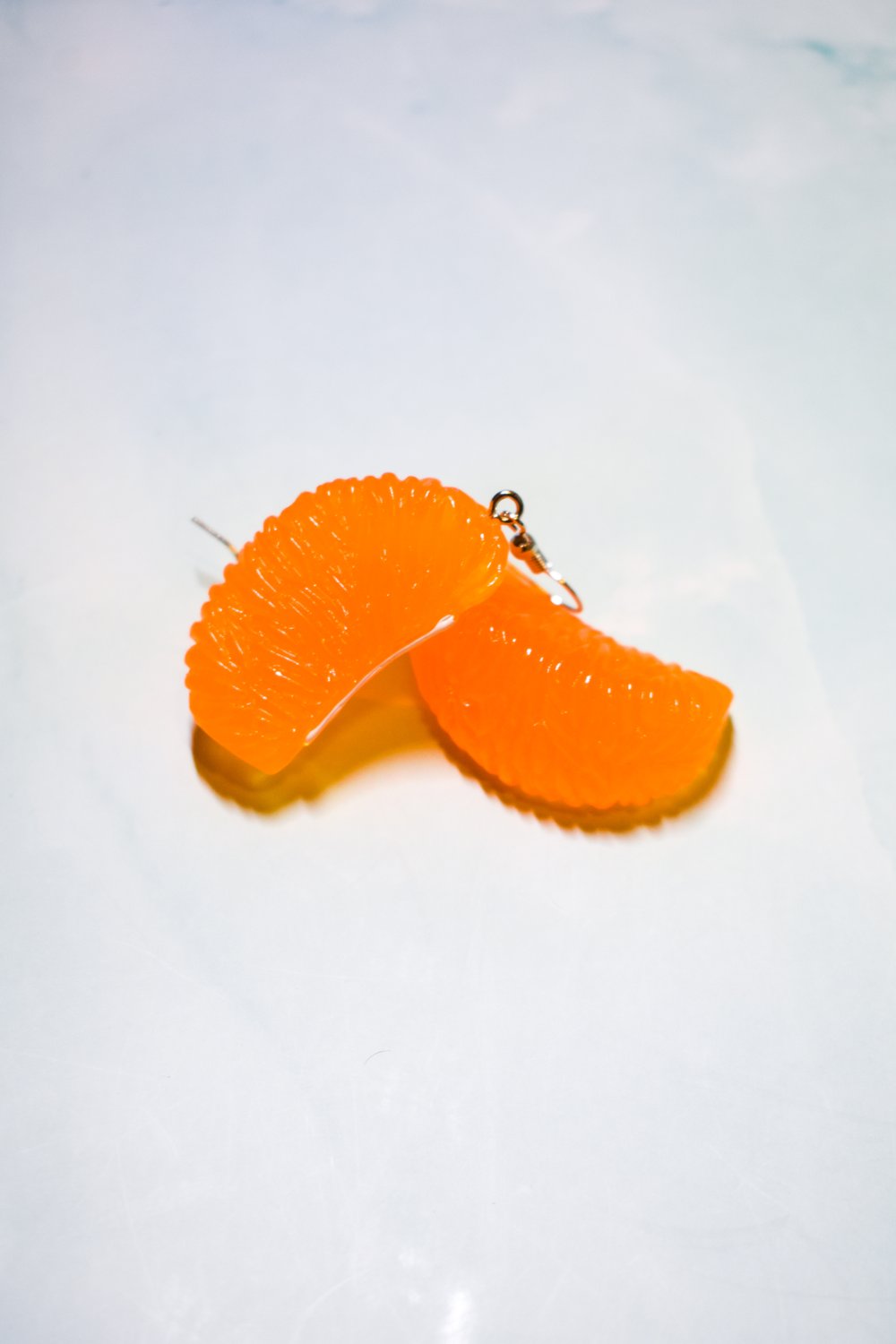 Image of Orange Slice Hook Earrings