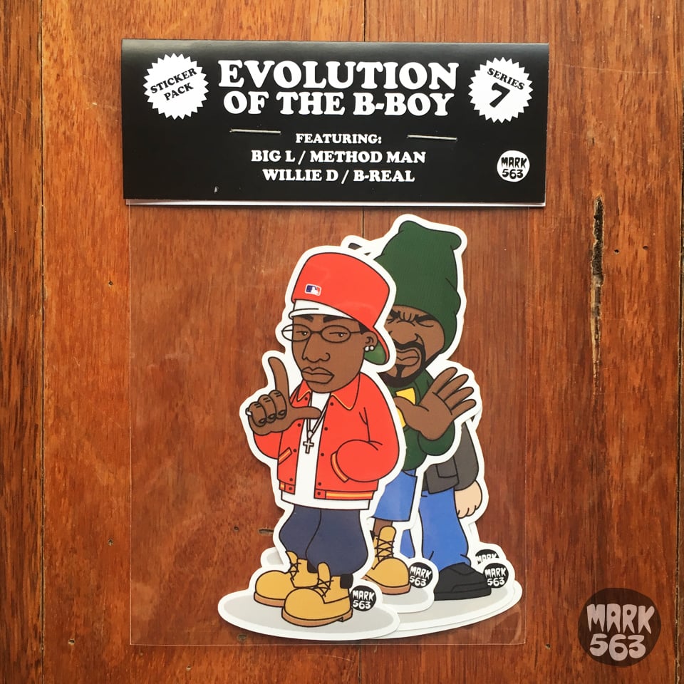 Sticker Pack: Evolution Of The B-Boy Series 1 Feat. Eazy-E, LL Cool J ...